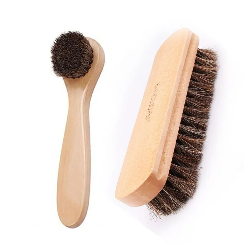 Brosse à daim à double tête incurvée