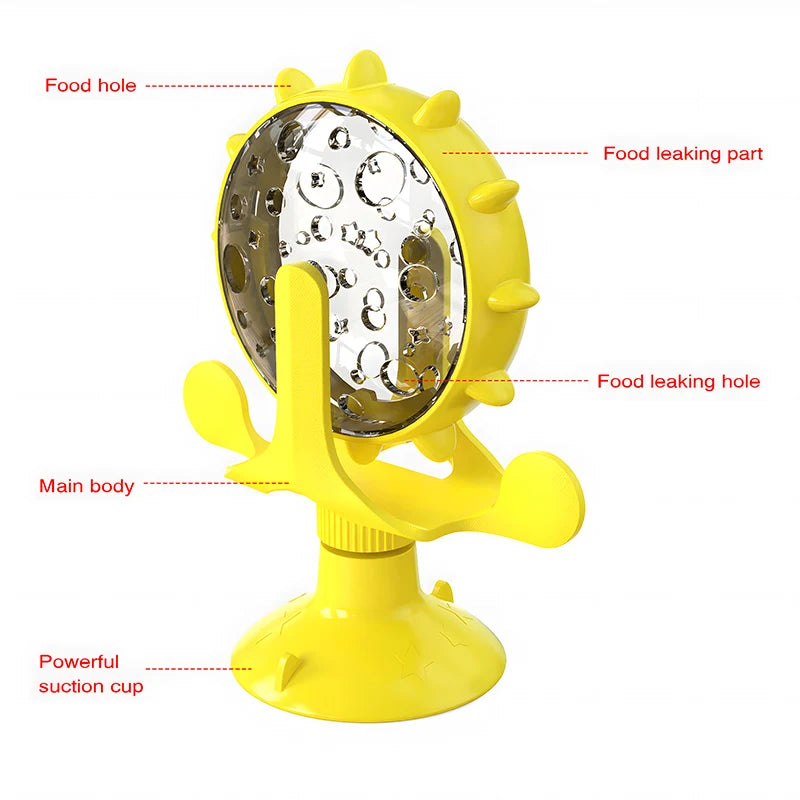 Roue à friandises pour chat