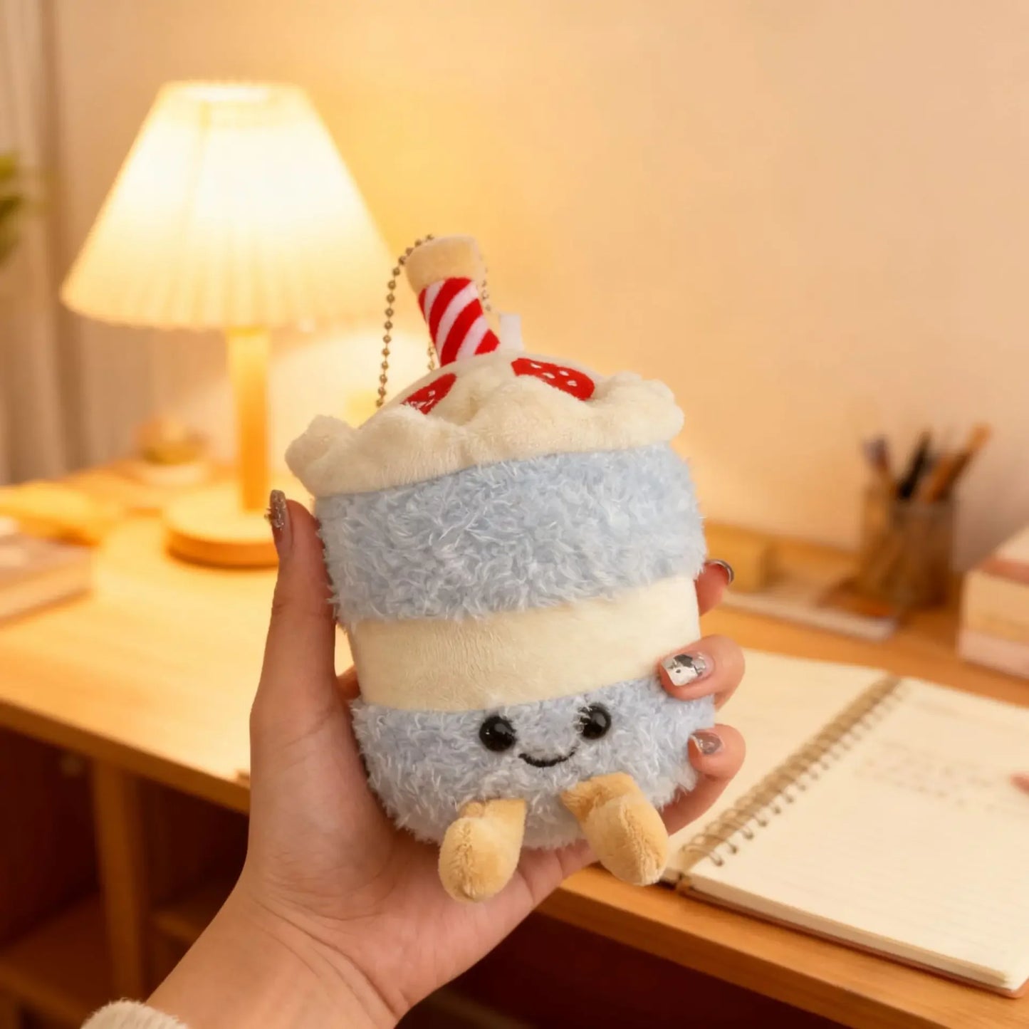 Porte-clés peluche fruits et légumes mignons – 45 modèles, idéal cadeau