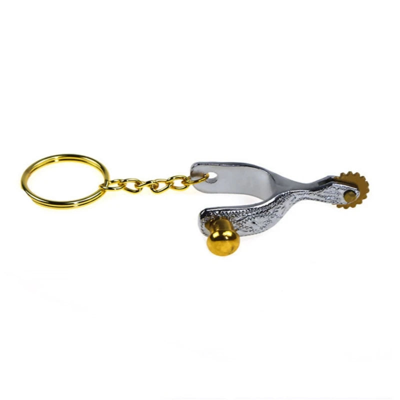 Nieuwe Paardensporen Sleutelhanger Ruitergeschenken Paardenthema Cadeau Paardenbit Sleutel voor Sleutels Tassen Accessoire