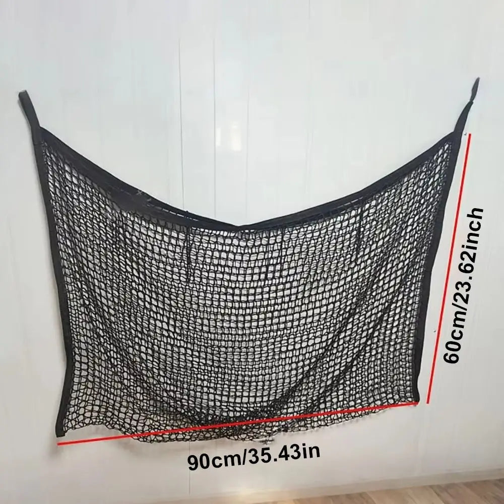 1 stuk nieuwe slowfeed hooinet hangend 80x90cm paardenhooinet grote capaciteit hooivoederzak voor paarden geiten schapen