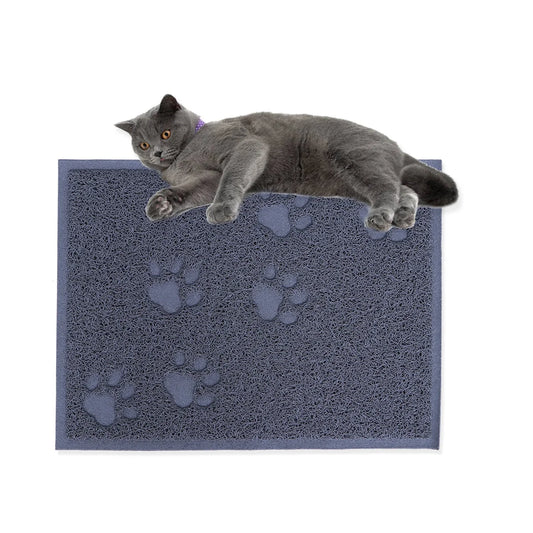 Tapis de Litière PVC pour Chat & Chien — 30x40 cm, Imperméable & Facile à Nettoyer