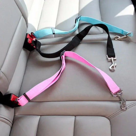 Ceinture de sécurité réglable pour chien et chat en voiture