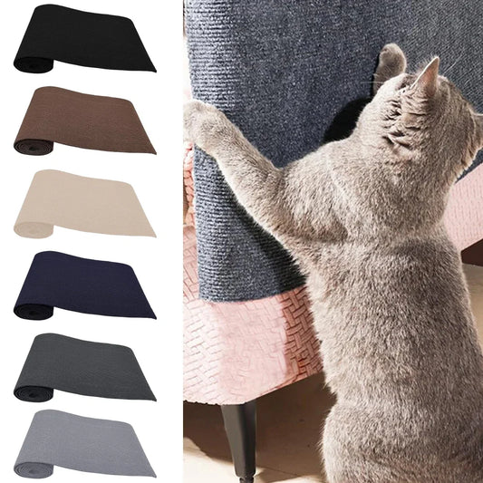 Tapis Griffoir Adhésif pour Chat — Protège Meubles, Antidérapant & Multifonction