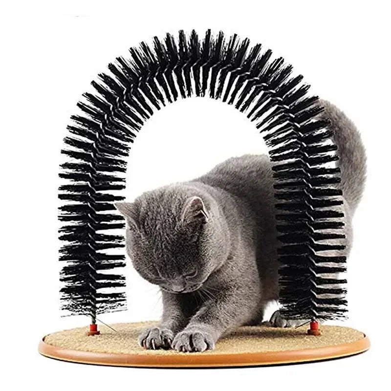 Arche de Toilettage & Griffoir Interactif pour Chat