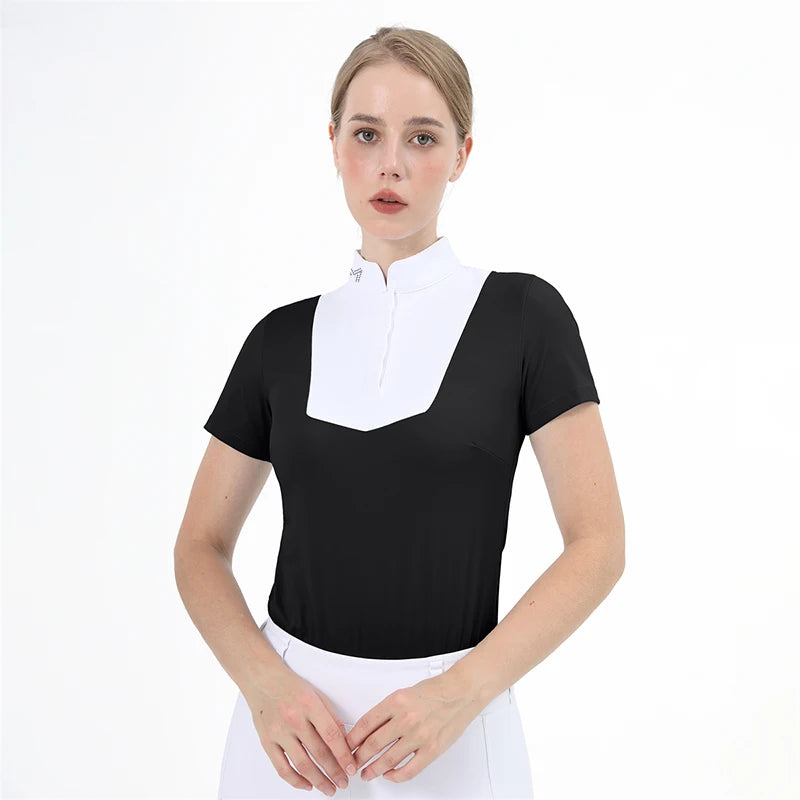 T-shirt d'équitation M LOGO – Femme
