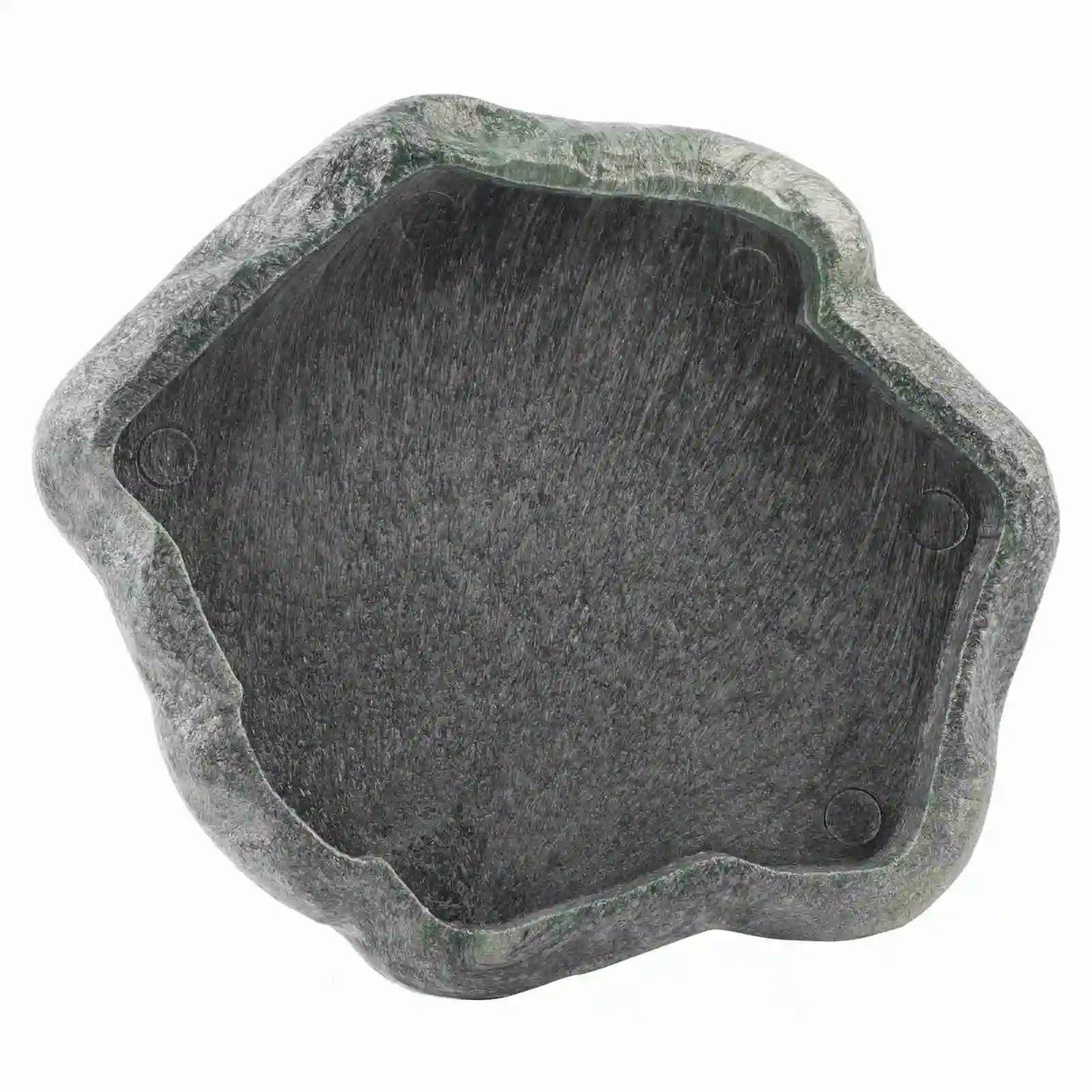 Gamelle en Résine ABS Imitation Roche pour Reptiles – Eau & Nourriture, Tortue & Lézard