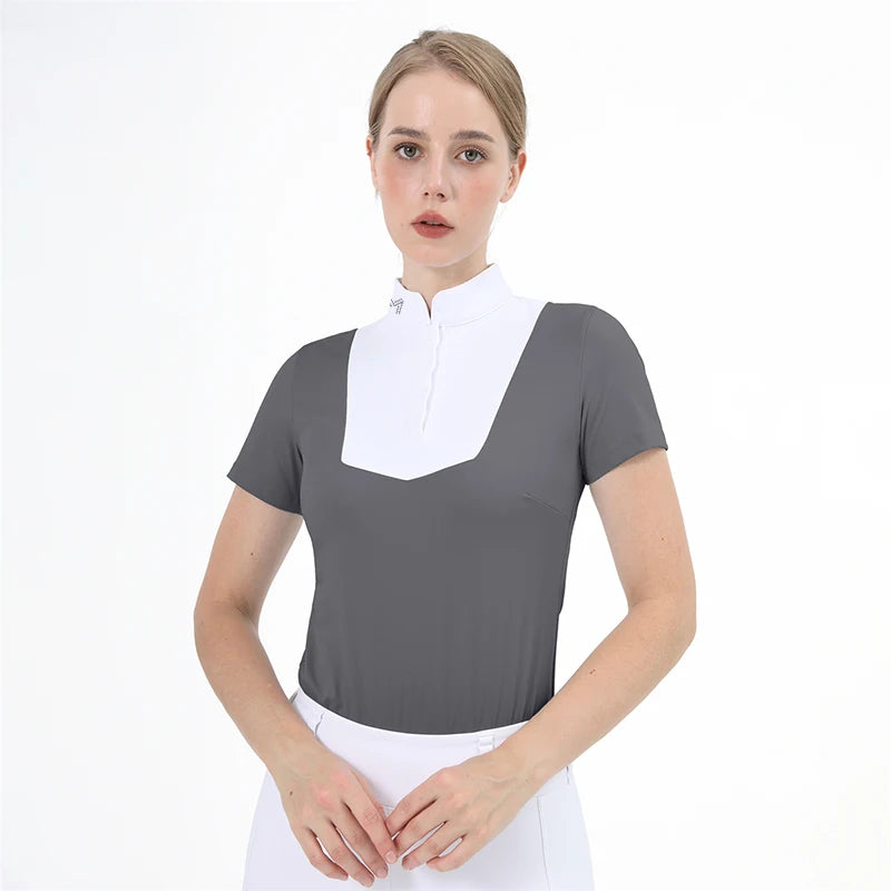 T-shirt d'équitation M LOGO – Femme