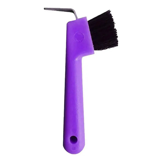 Cure-Pied 2-en-1 pour Enfant – PP Coloré, Brosse Intégrée, Pansage Cheval