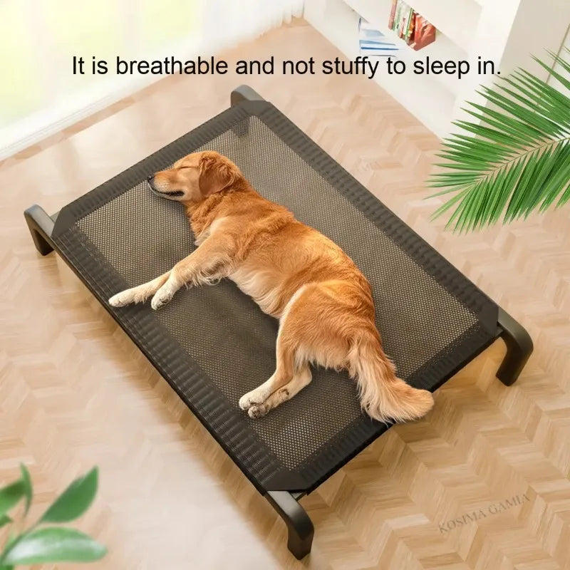 Lit respirant pour chien — Intérieur & Camping, housse amovible