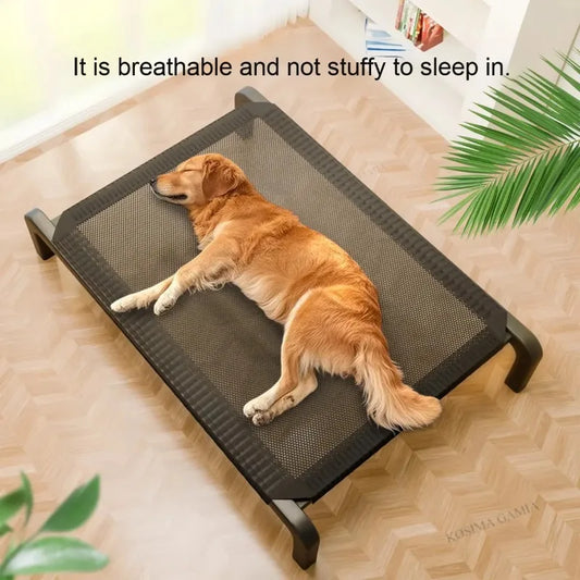 Lit respirant pour chien — Intérieur & Camping, housse amovible