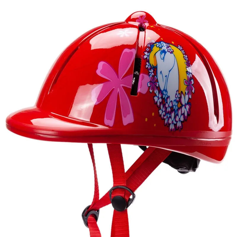 Casque équestre enfant réglable – Certifié SEI, tour de tête 48–54 cm