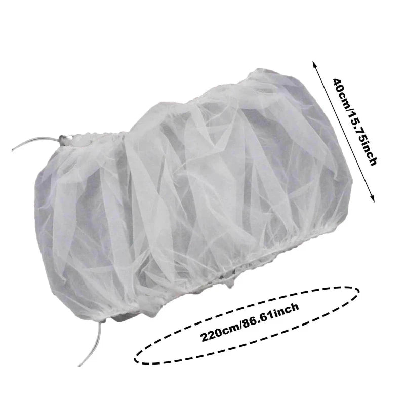 Housse universelle pour cage à oiseaux en maille de nylon, pare-graines, jupe de protection, filet souple, facile à nettoyer, anti-poussière, aérée, fournitures pour animaux de compagnie, cage à oiseaux