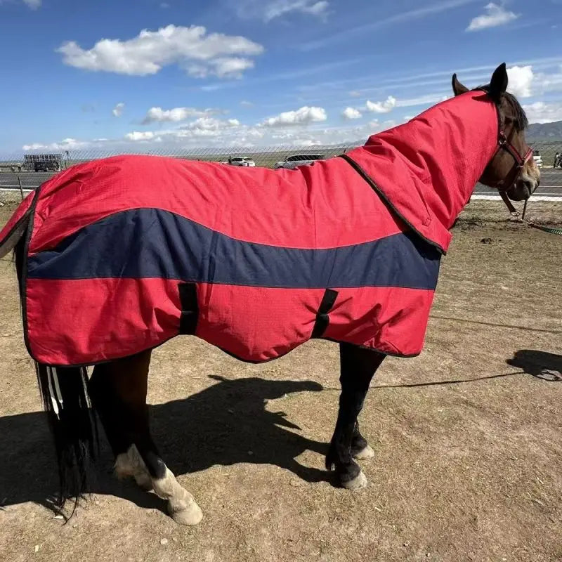 Nieuwe Winter Warme Katoenen Paardrijartikelen Paardendekens Uitrijdeken Waterdicht Winddicht Tuigjehoes Paardenbenodigdheden