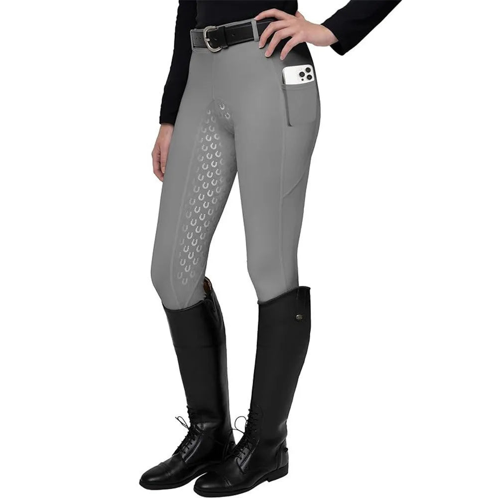 Pantalon d'équitation femme – Grip silicone, respirant et poches (S à XXL)