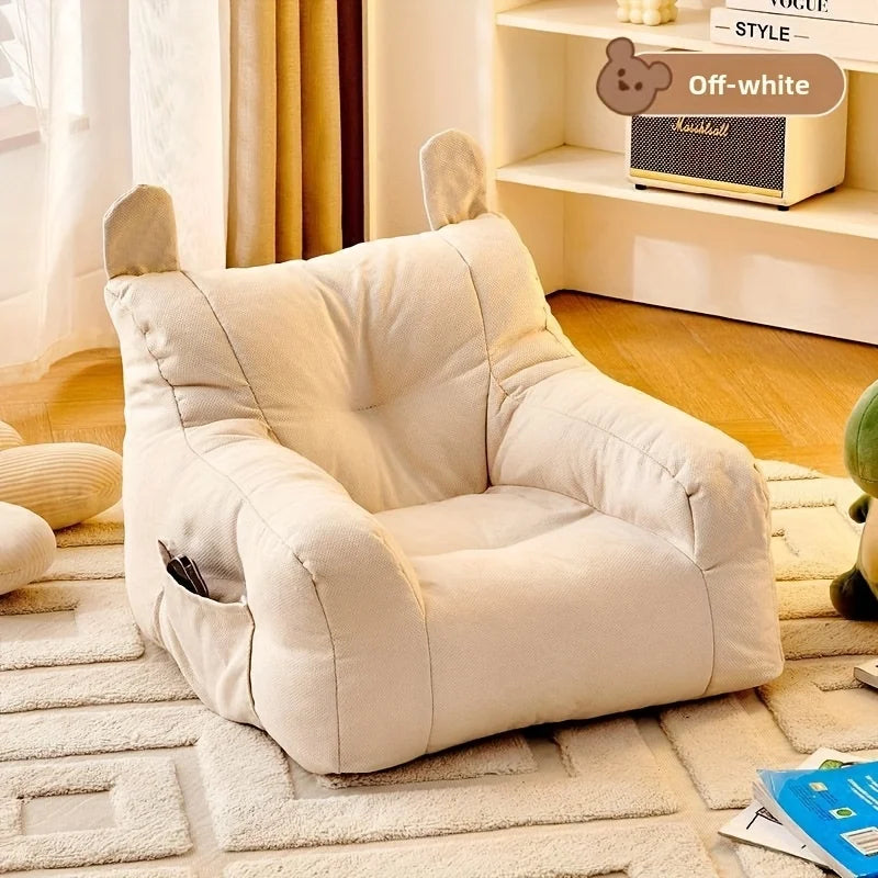 Canapé-lit lavable pour chat — motif dessin animé