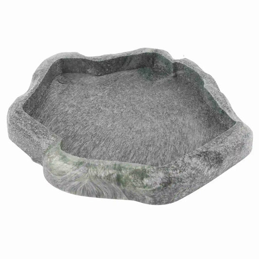 Gamelle en Résine ABS Imitation Roche pour Reptiles – Eau & Nourriture, Tortue & Lézard