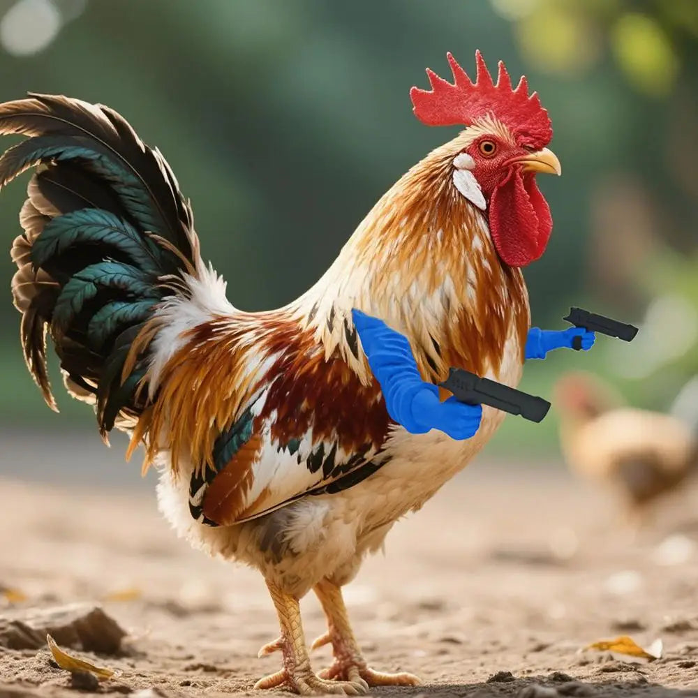 Bras de Poulet Humoristiques en PLA – Accessoire Volaille
