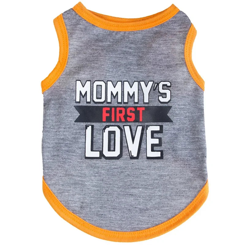 Gilet d'Été en Coton pour Chien & Chat – Motifs Imprimés, Tailles XS à XL