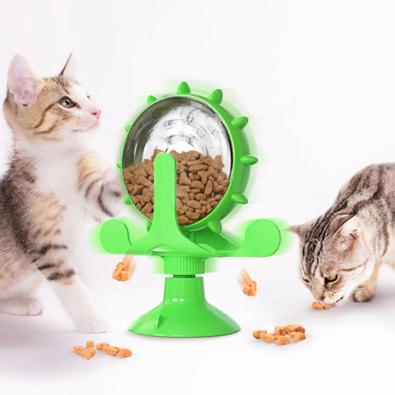 Roue à friandises pour chat