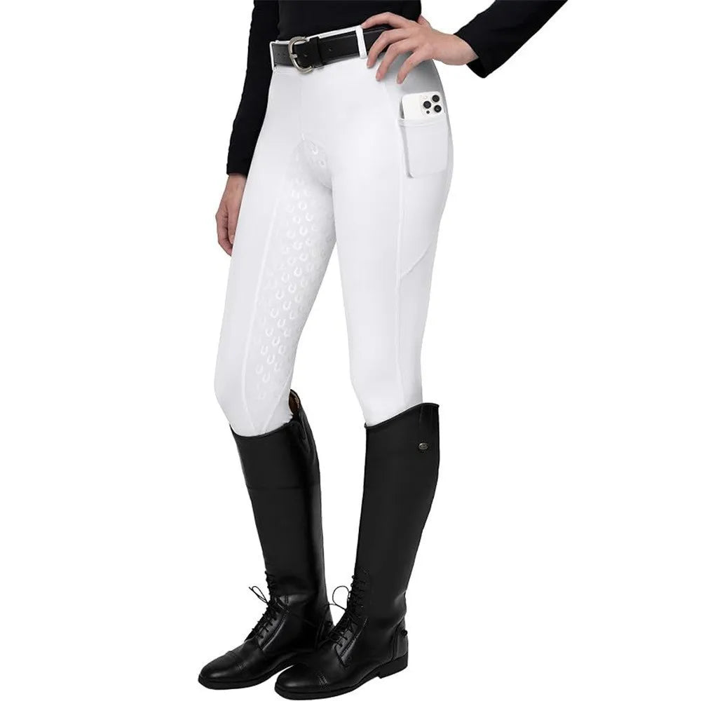 Pantalon d'équitation femme – Grip silicone, respirant et poches (S à XXL)