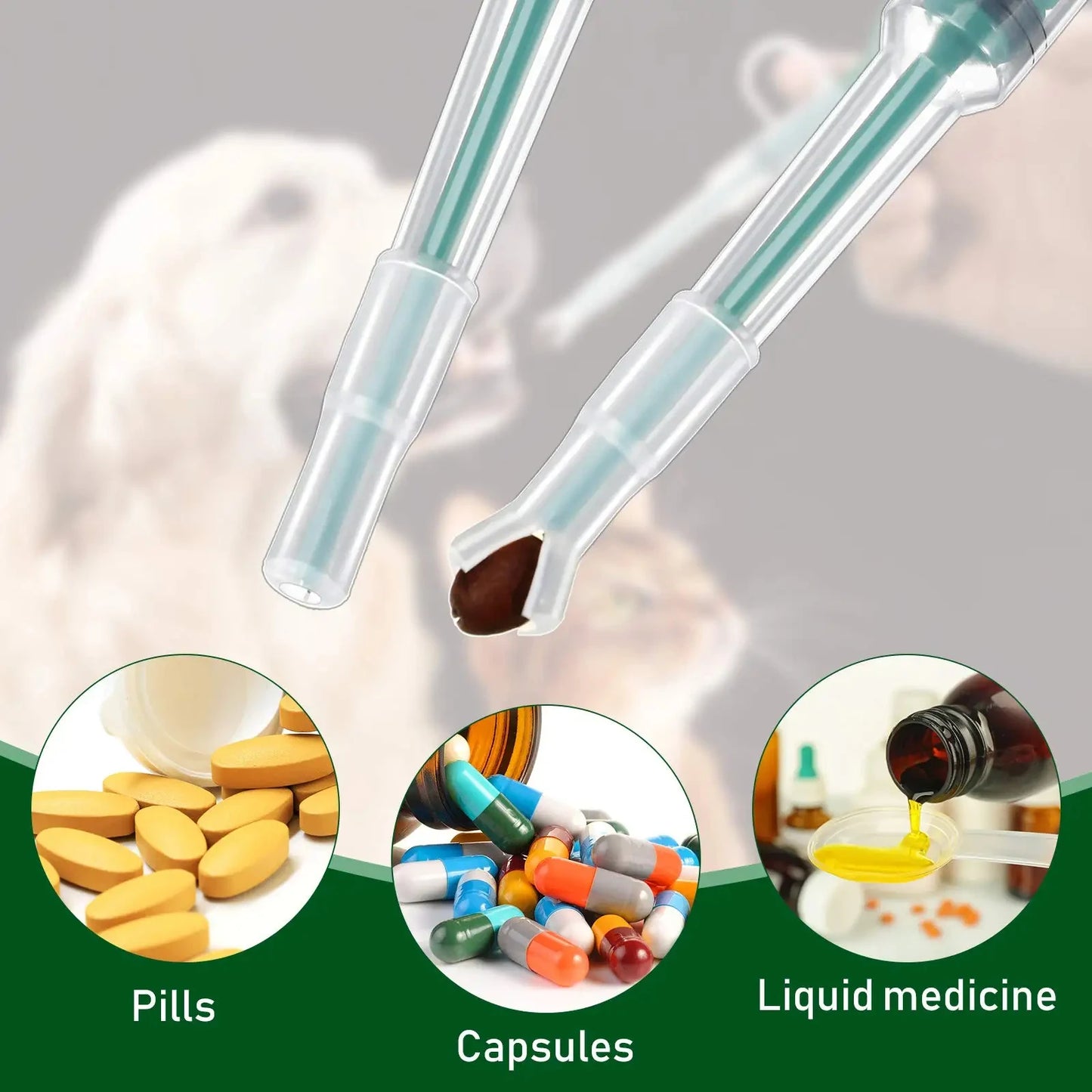 Distributeur de médicaments pour chien & chat — Bâtonnet doseur
