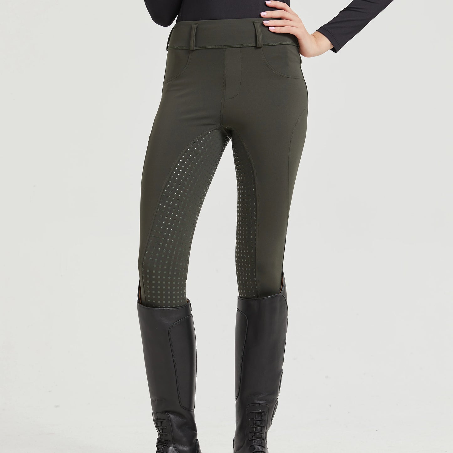 Pantalon d'Équitation Femme – Silicone Antidérapant, Séchage Rapide, XS–XXL