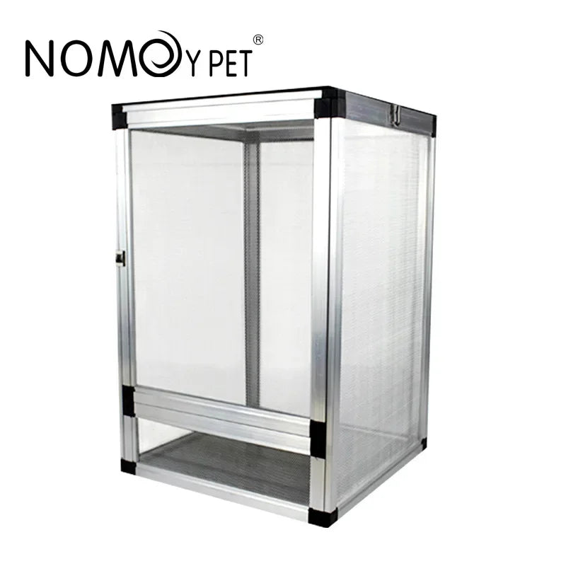 Terrarium à Grille en Aluminium pour Reptiles – Cage Ventilée