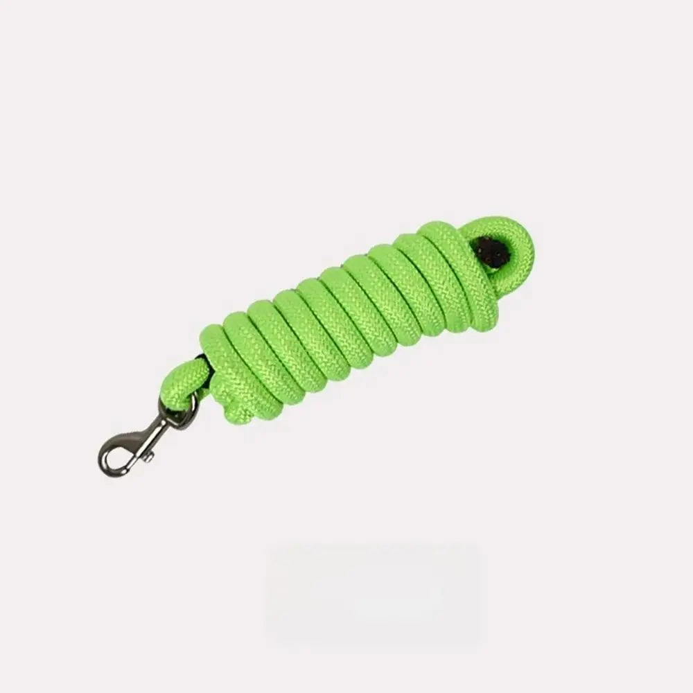 1 pièce, nouvelle corde de laisse pour cheval de 250 cm, résistante et renforcée, avec mousqueton, corde de longe robuste pour l'entraînement et la promenade