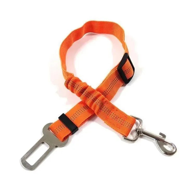 Inklapbaar autotuigje voor honden met verstelbare veiligheidsgordel, nylon veiligheidsriem voor huisdieren.