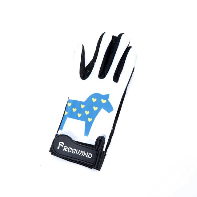 Antislip siliconengel, ultrafijne kinderrijhandschoenen, voor paarden, 2-12 jaar