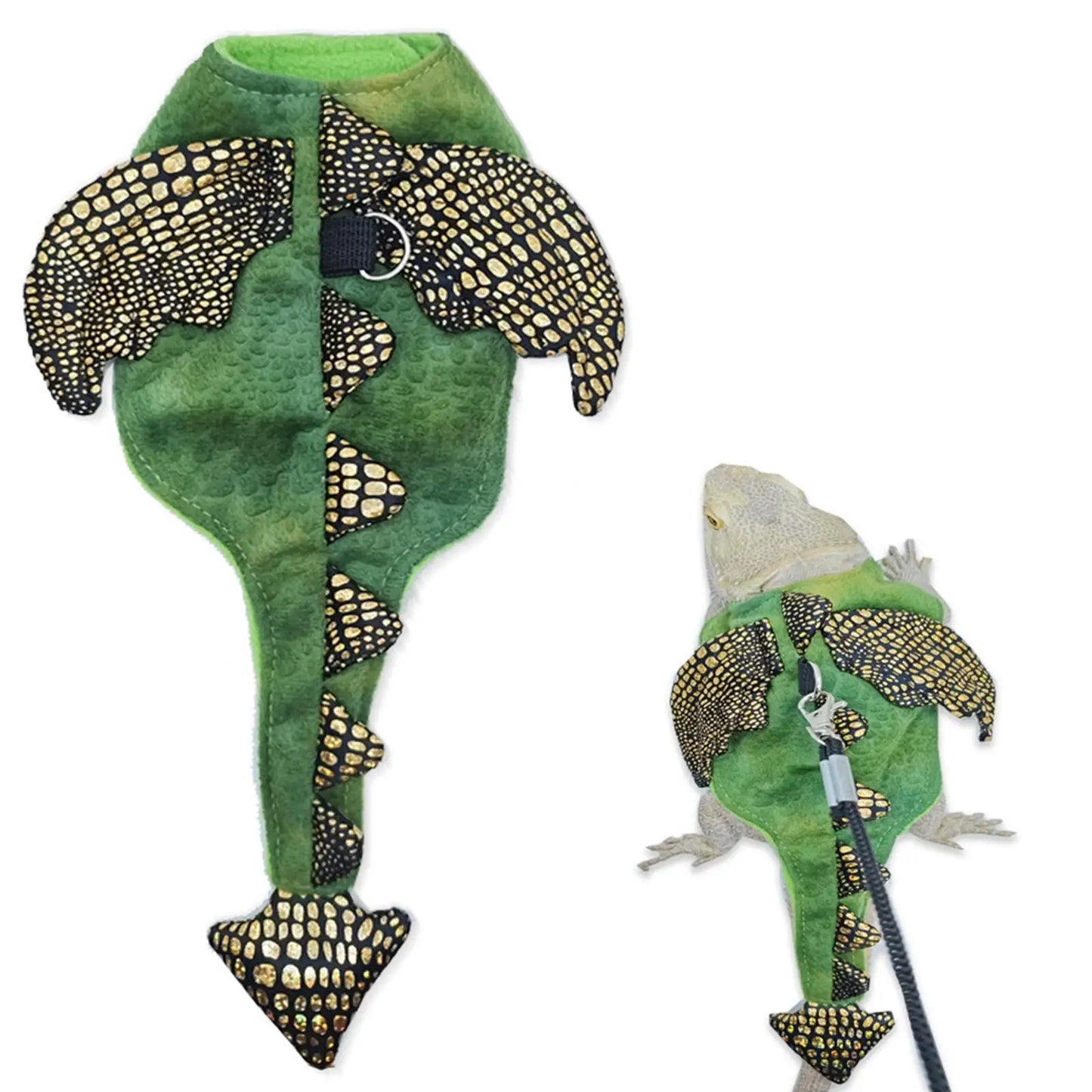 Harnais & Laisse Réglable pour Reptile – Dragon Barbu, Tortue & Petits Animaux