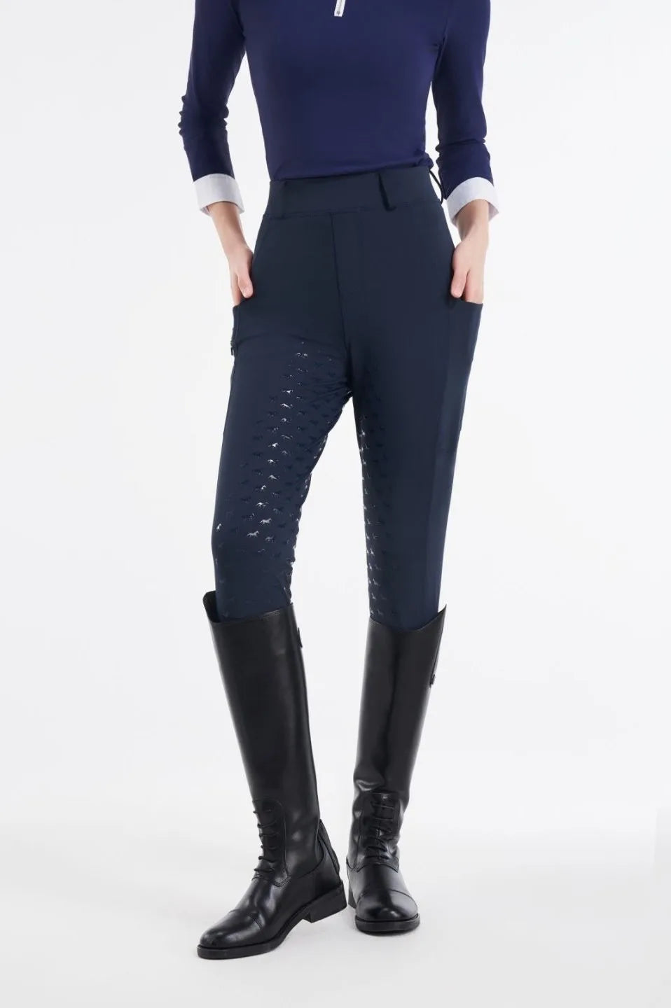 Pantalon d'équitation femme – Grip silicone, respirant et poches (S à XXL)