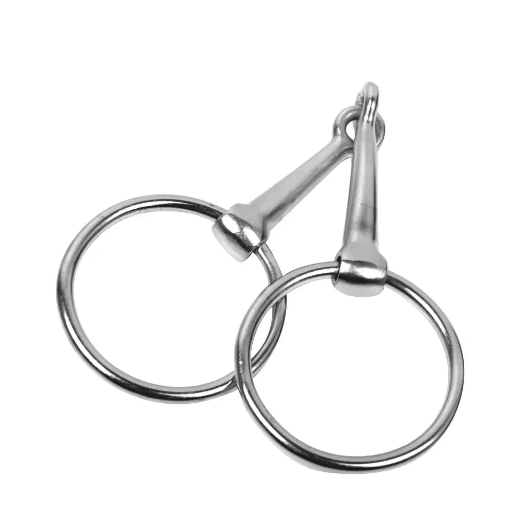 Mors Snaffle à Anneau Mobile pour Cheval – Fer Antirouille