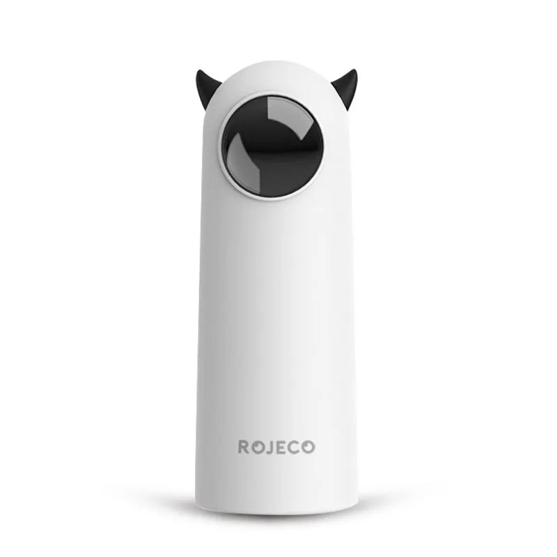 Jouet Laser LED Automatique pour Chat – Pointeur Interactif Intelligent ROJECO, Blanc