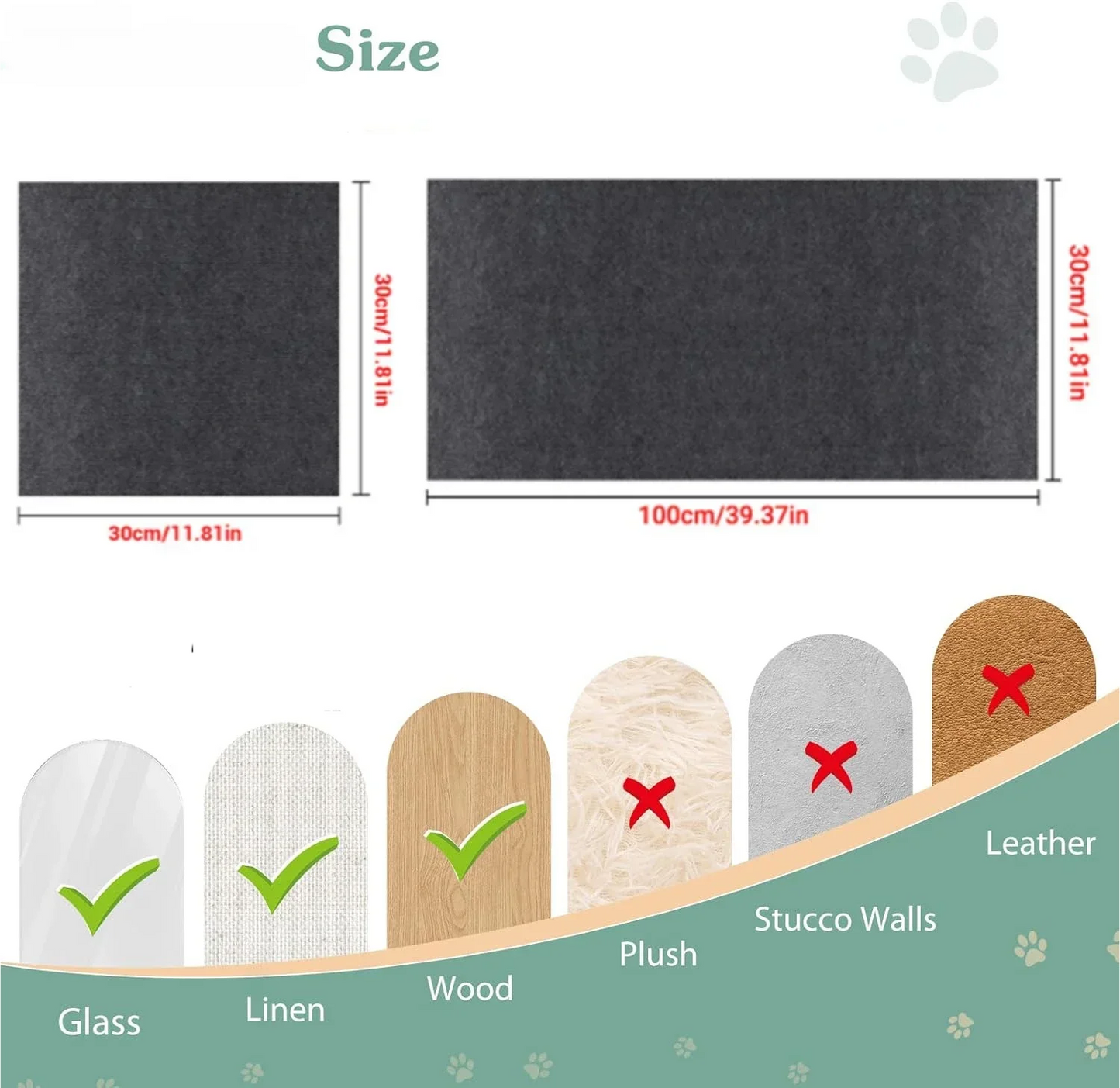 Tapis Griffoir Adhésif pour Chat — Protège Meubles, Antidérapant & Multifonction