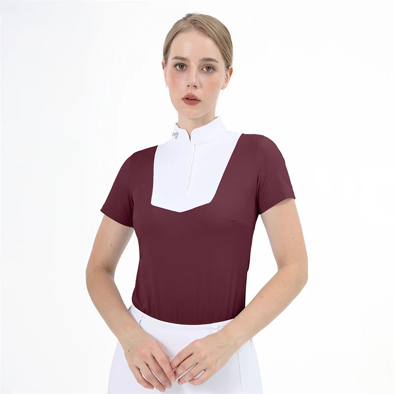 T-shirt d'équitation M LOGO – Femme