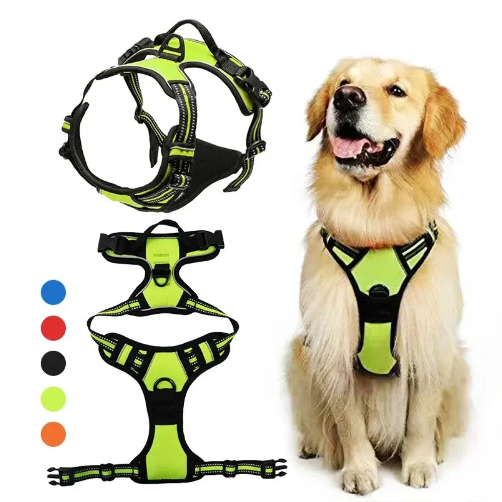 Harnais Réfléchissant Réglable pour Chien