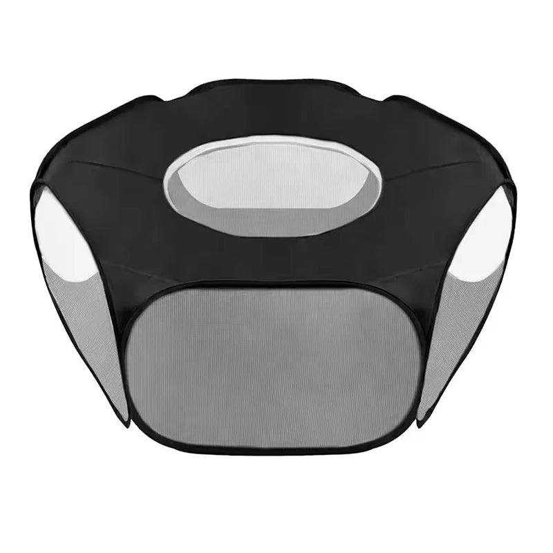 Parc Portable Pliable pour Animaux – Transparent, Imperméable, Intérieur & Extérieur