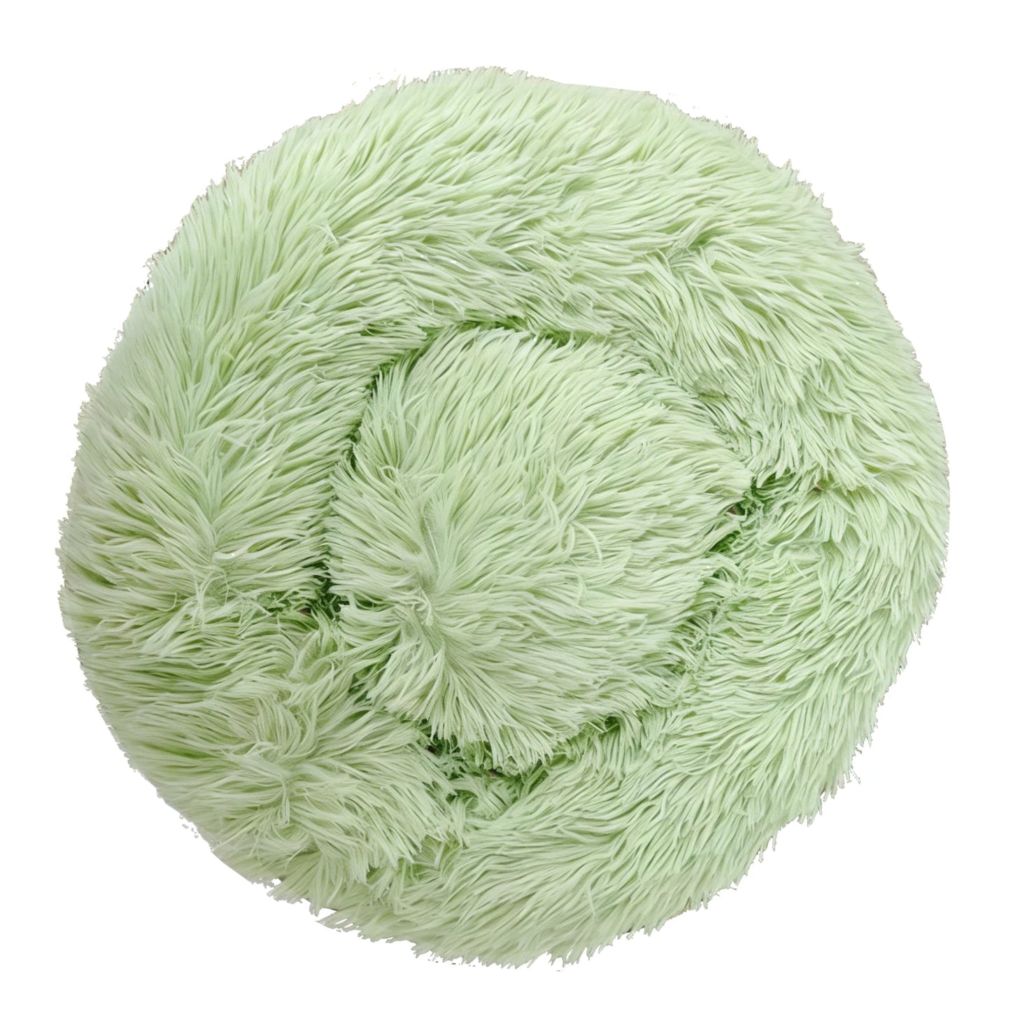 Lit rond en peluche pour chien et chat – Lavable, toutes saisons (40 à 90 cm)