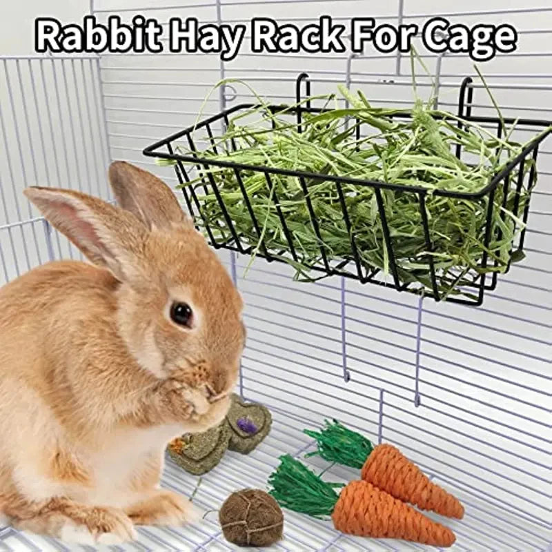 Support à foin pour lapin