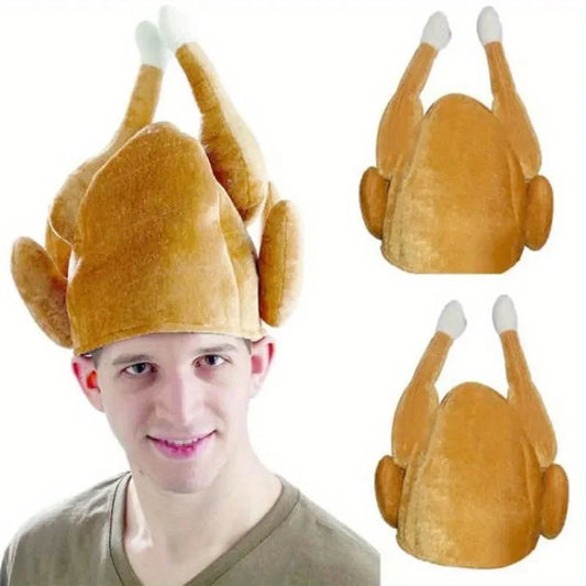 Chapeau Cuisse de Poulet en Peluche – Accessoire Photo & Déguisement