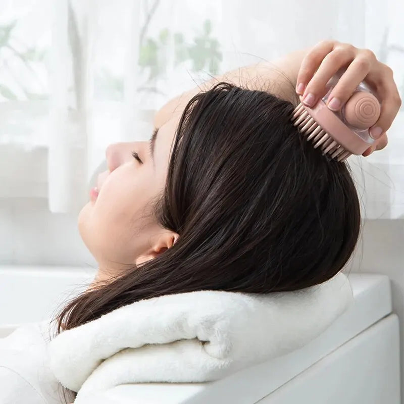 Brosse de Bain en Silicone pour Animaux | Distributeur de Shampoing & Massage Doux