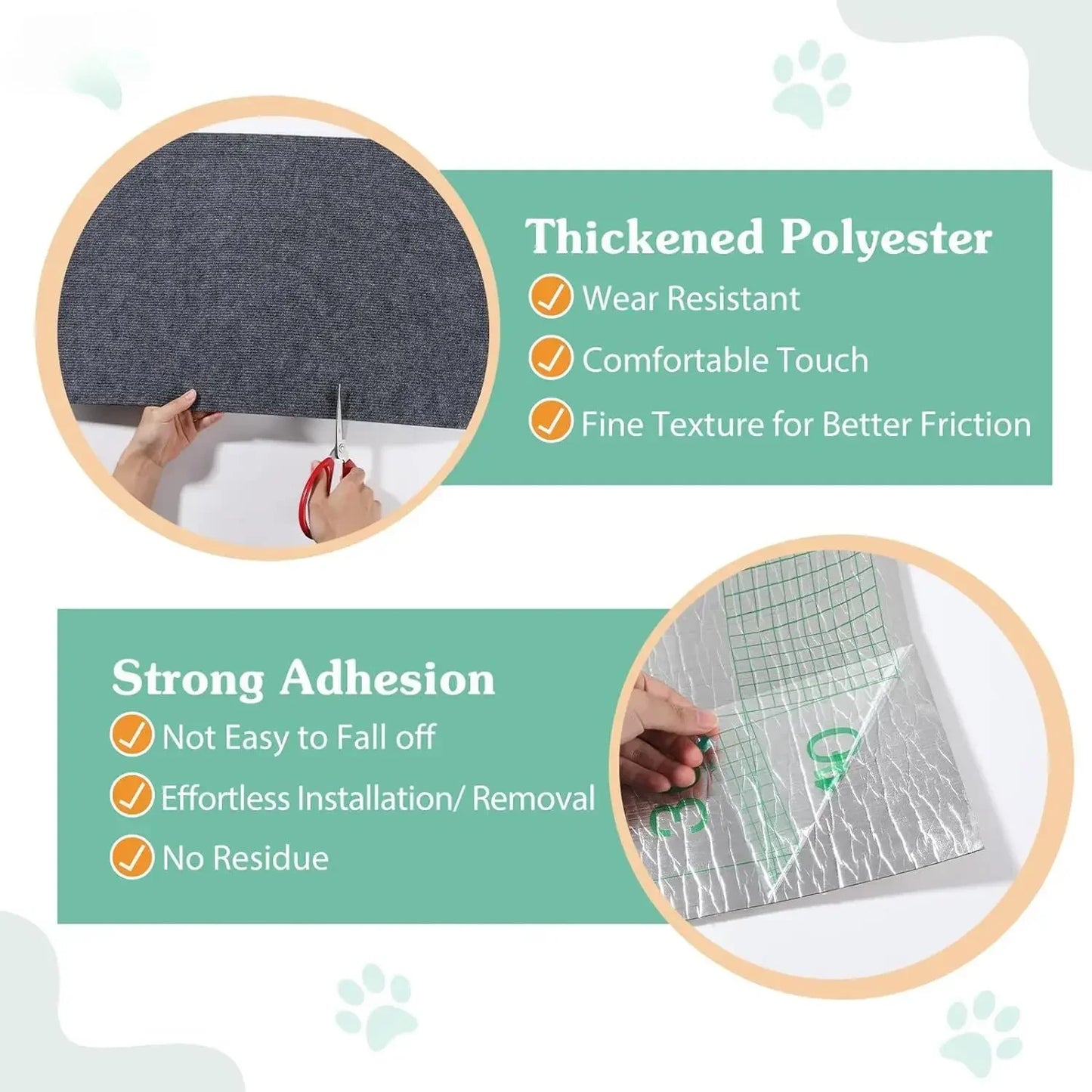 Tapis Griffoir Adhésif pour Chat — Protège Meubles, Antidérapant & Multifonction