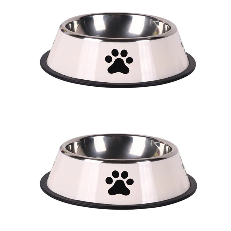 Gamelle en acier inoxydable pour chien et chat – Antidérapante, empilable