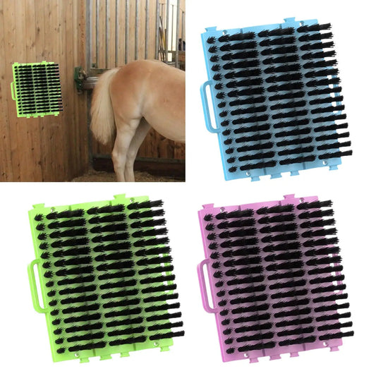 Brosse de pansage multifonctionnelle pour chevaux