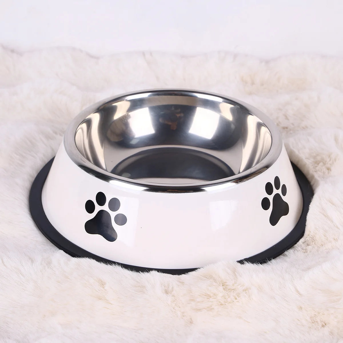 Gamelle en acier inoxydable pour chien et chat – Antidérapante, empilable