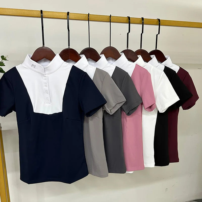 T-shirt d'équitation M LOGO – Femme