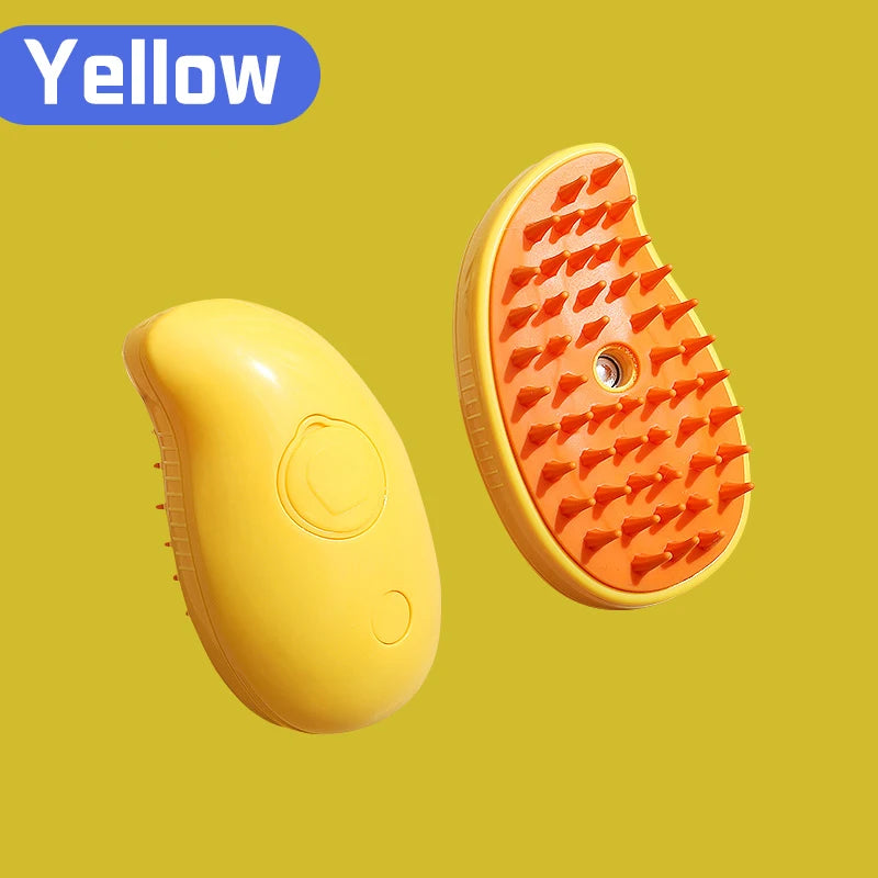 Brosse à Vapeur 3-en-1 pour Chat & Chien – Toilettage Électrique Rechargeable