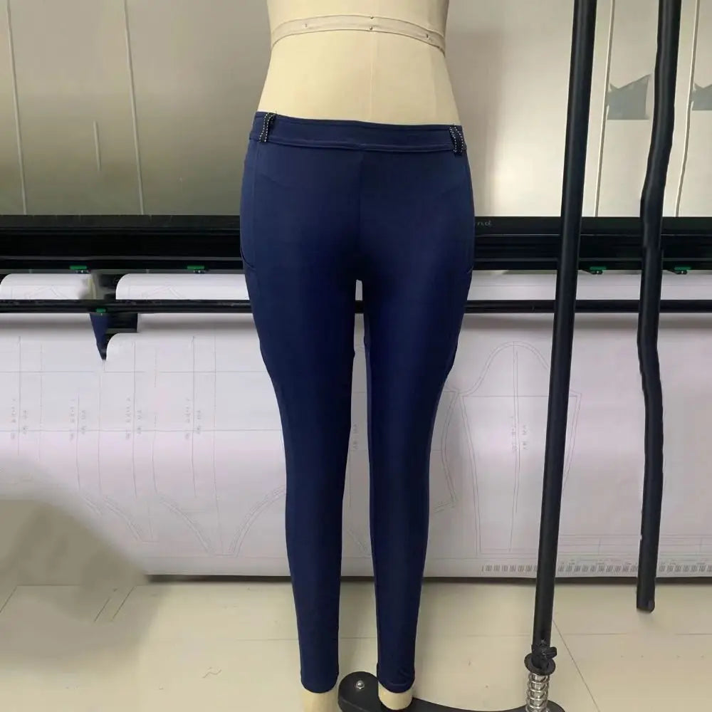 Pantalon d'équitation slim SIRENXI – Extensible, anti-boulochage & poche téléphone